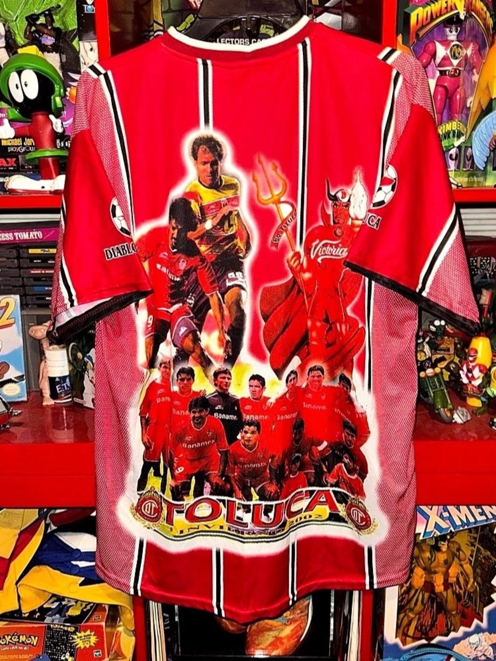 Vintage 2002 Toluca FC x Champions Jersey x Mexico Bootleg